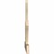 Ekena Millwork Saratoga Rough Sawn Timber Gable Bracket, Douglas Fir, 96"W x 44"H x 2"D x 6"F, 11/12 Pitch GBW096X44X0206SAR00RDF - alternate 3